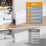 Door Draft Soundproof Weather Stripping Seal - Image 6
