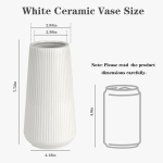 White Plastic Vase - Image 7