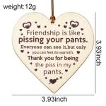 Funny Friendship Gifts Wooden Sign - Image 2
