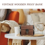 Wooden Piggy Money Bank - Image 7
