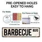 Vintage Barbecue Blvd Street Sign - Image 6
