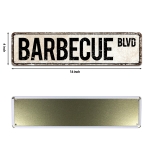 Vintage Barbecue Blvd Street Sign - Image 7