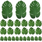 Tropical Artificial Palm Leaves, 30pcs