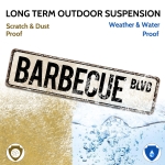 Vintage Barbecue Blvd Street Sign - Image 4