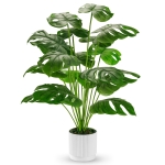 Artificial Monstera Faux Tall Plants with Pot